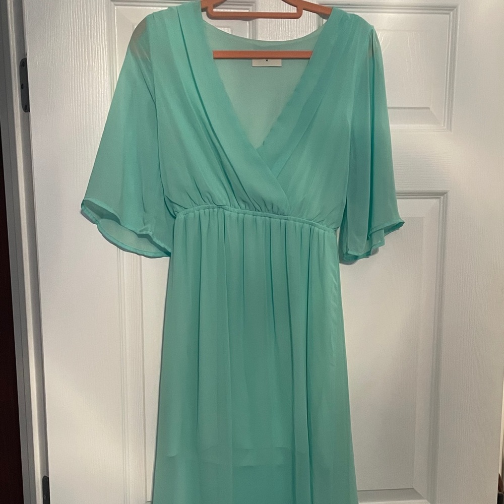 Mint Green Midi Dress